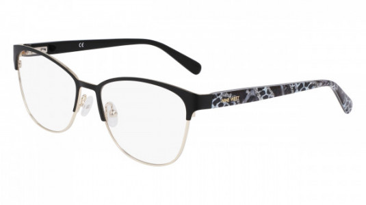 Nine West NW8021 Eyeglasses, (001) BLACK/GOLD