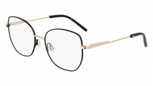 DKNY DK1034 Eyeglasses, (001) BLACK/GOLD