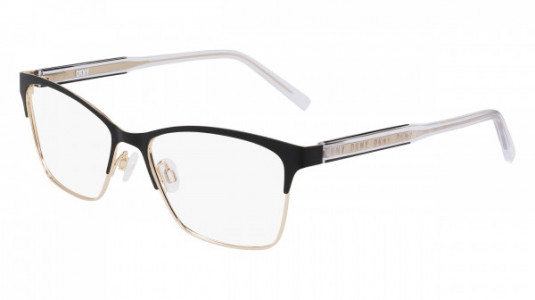 DKNY DK3008 Eyeglasses, (001) BLACK/GOLD