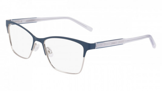 DKNY DK3008 Eyeglasses, (440) TEAL/SILVER