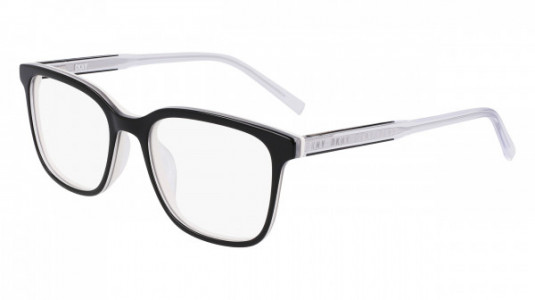 DKNY DK5065 Eyeglasses, (001) BLACK/WHITE LAMINATE