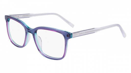 DKNY DK5065 Eyeglasses, (400) CRYSTAL BLUE LAMINATE