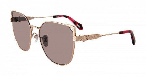 Just Cavalli SJC042 Sunglasses, PINK GOLD (0A39)