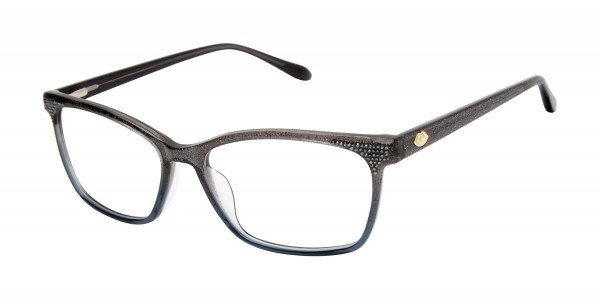 Lulu Guinness L244 Eyeglasses, Grey/Blue (GRY)