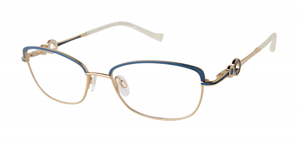 Tura R144 Eyeglasses, Slate/Gold (SLA)