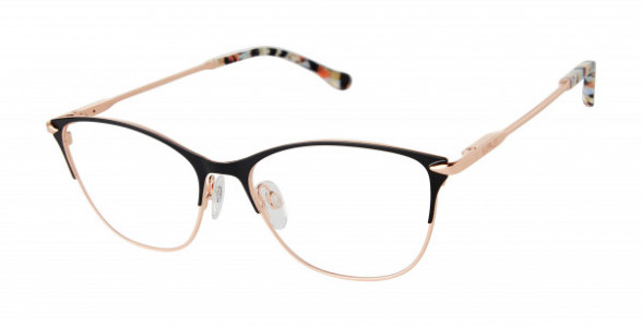 Buffalo BW525 Eyeglasses, Black/Rose Gold (BLK)