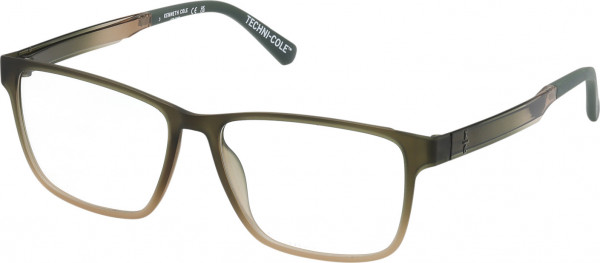 Kenneth Cole New York KC50002 Eyeglasses, 098 - Dark Green/Gradient / Dark Green/Gradient