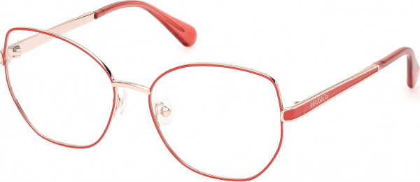 MAX&Co. MO5140 Eyeglasses, 066 - Shiny Light Red / Shiny Light Red