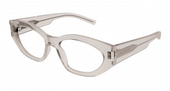 Saint Laurent SL 638 OPT Eyeglasses, 005 - NUDE with TRANSPARENT lenses