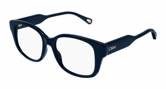 Chloé CH0198O Eyeglasses, 009 - BLUE with TRANSPARENT lenses