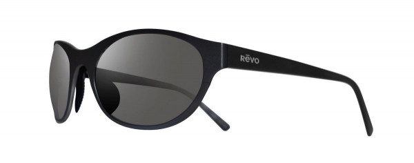 Revo ICON OVAL A Sunglasses, Satin Black (Lens: Graphite)