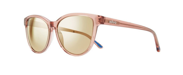 Revo DAPHNE PETITE Sunglasses, Crystal Mauve (Lens: Champagne)