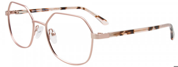 EasyClip EC665 Eyeglasses, 015 - Rose Gold / Rose Tortoise
