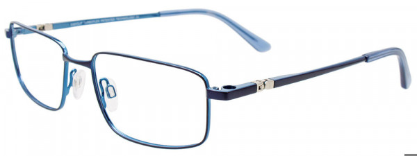 EasyClip EC622 Eyeglasses, 050 - Dark Blue & Light Blue