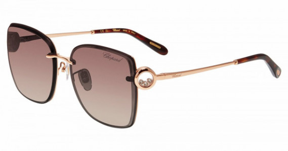 Chopard SCHL29S Sunglasses, COPPER GOLD (08FC)