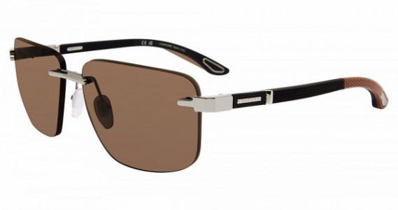 Chopard SCHL22V Sunglasses, RUTHENIUM (0509)