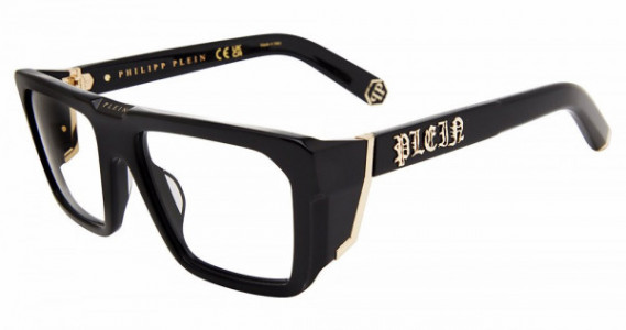 Philipp Plein VPP142M Eyeglasses, BLACK (700Y)