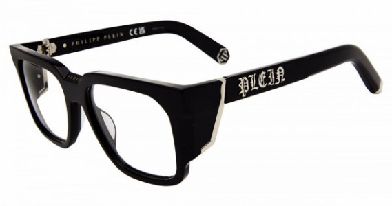 Philipp Plein VPP141M Eyeglasses, SHINY BLACK (0700)