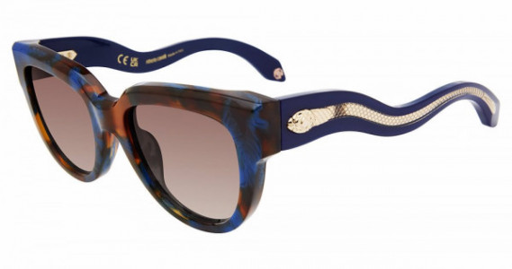 Roberto Cavalli SRC054 Sunglasses, BROWN/BLUE HAV (09UV)