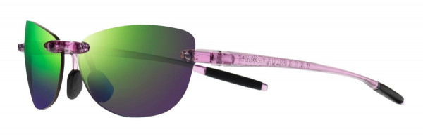Revo DESCEND PRO PETITE Sunglasses, Crystal Lilac (Lens: Evergreen)