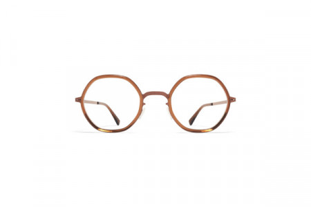 Mykita ALYA Eyeglasses, A40 Shiny Copper/Topaz