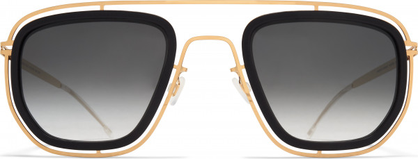 Mykita Mylon FERLO Sunglasses, MH7 Pitch Black/Glossy Gold