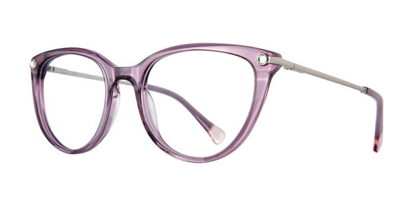 Buxton by EyeQ BX407 Eyeglasses, Crystal Purple
