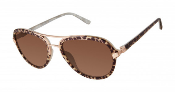 L.A.M.B. LA589 Sunglasses, Multi Leopard (MUL)