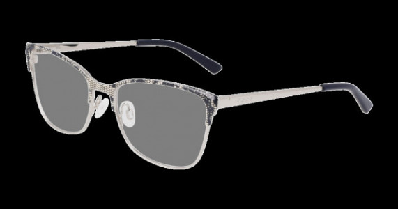Bebe Eyes BB5221 Eyeglasses, 410 Navy Lace