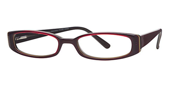 Hilco FRAMEWORKS 405 Eyeglasses, RED Wine