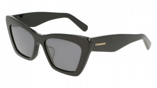 Ferragamo SF929SLB Sunglasses, (001) BLACK