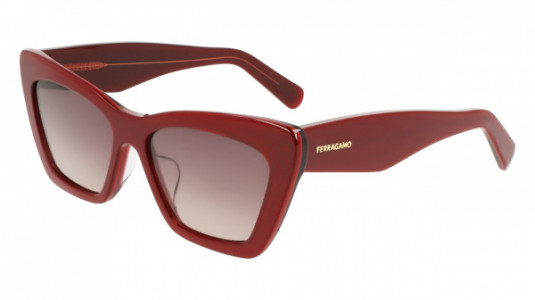 Ferragamo SF929SLB Sunglasses, (603) BORDEAUX