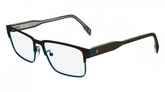 Skaga SK2166 AMFIBOL Eyeglasses, (236) MATTE BROWN/PETROL