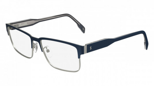 Skaga SK2166 AMFIBOL Eyeglasses, (428) MATTE BLUE/SILVER