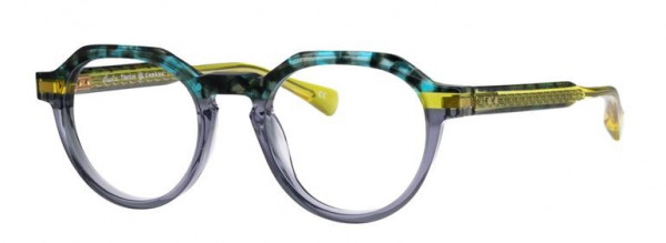 Glacee GL6997 Eyeglasses, C1 DEMI BLUE/GLD