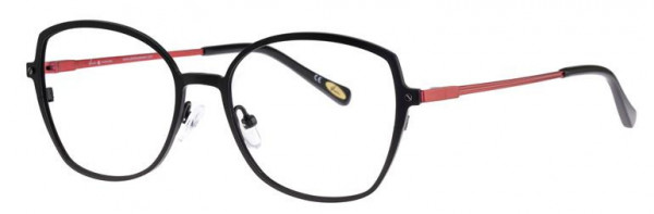 Glacee GL6990 Eyeglasses, C1 BLACK/RED TITAN