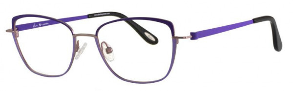 Glacee GL6983 Eyeglasses, C1 LT PINK/DARK PURP