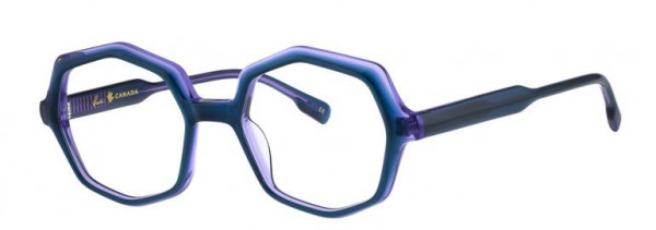 Glacee GL6980 Eyeglasses, C1 BLUE/LIGHT PURP