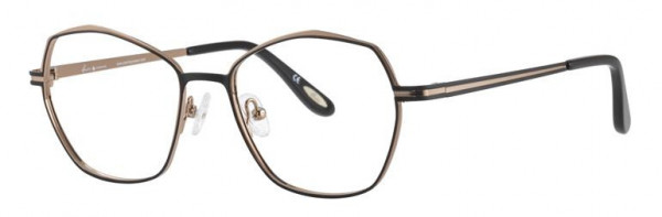 Glacee GL6975 Eyeglasses, C1 MT BLK/LEOPARD