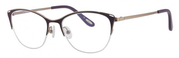Glacee GL6973 Eyeglasses, C1 MT PURP/ROSE GLD