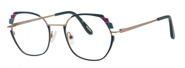 Glacee GL6970 Eyeglasses, C1 TURQ/GOLD