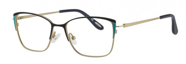 Glacee GL6968 Eyeglasses, C1 MT BLK/TEAL