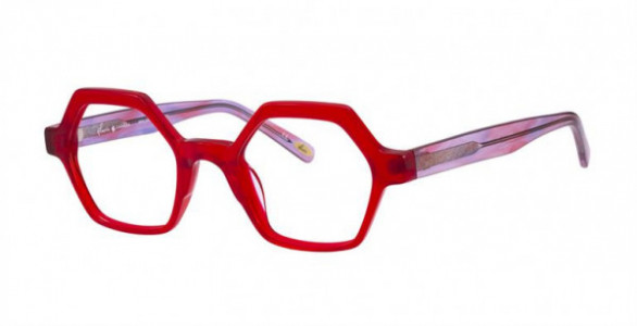 Glacee GL6964 Eyeglasses, C1 RED/PURPLE