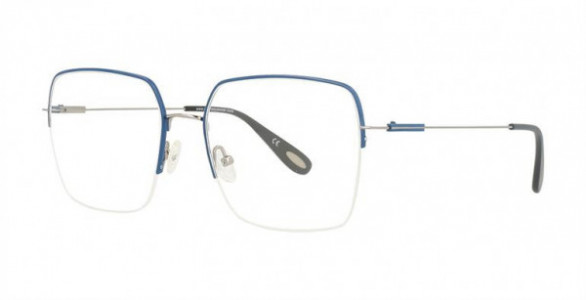 Glacee GL6962 Eyeglasses, C1 MT BLUE/SHNY GUN
