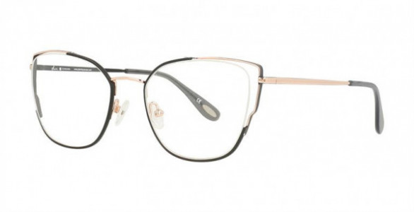 Glacee GL6959 Eyeglasses, C1 MT BLK/ROSE GOLD