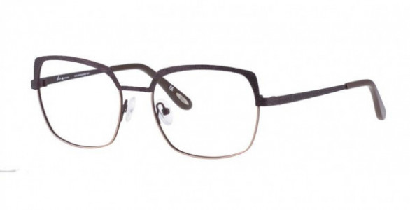 Glacee GL6912 Eyeglasses, C1 BRN/ROSE