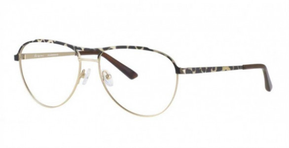 Glacee GL6886 Eyeglasses, C1 MTGOLD/DEMIBRN