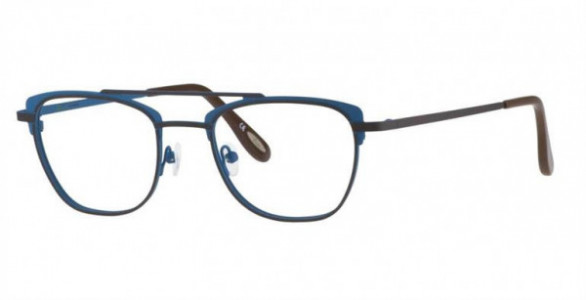 Glacee GL6865 Eyeglasses, C1 MT BRN/AQUA
