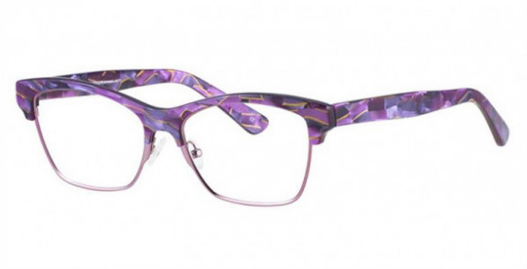 Glacee GL6855 Eyeglasses, C1 PURPLE/PINK