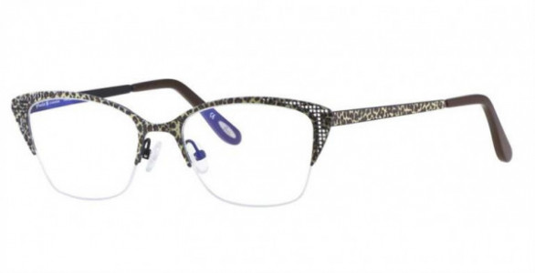 Glacee GL6843 Eyeglasses, C1 LEOPARD BRWN